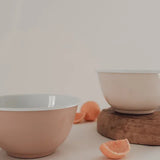 Dishy Enamel Bowl |  Almond 26cm