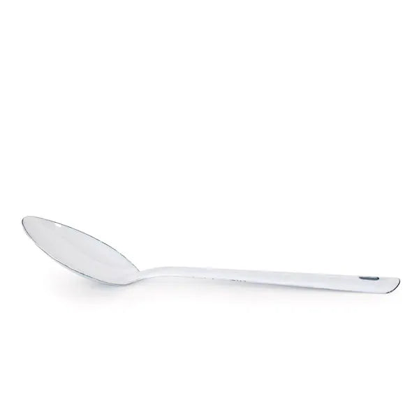 Dishy Enamel Spoon | White