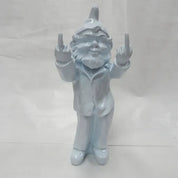 Double Finger Salute Gnome | White