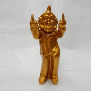 Double Finger Salute Gnome | Gold