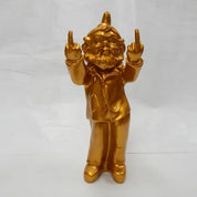 Double Finger Salute Gnome | Gold