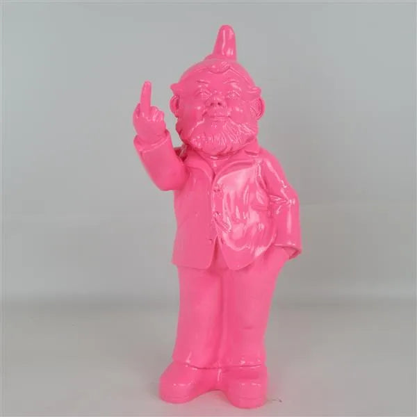 Voodoo Pop Gnome One Finger Salute | Pink