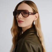 Le Specs Dream Boat Sunglass | Smokey Violet