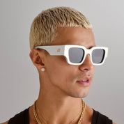 Le Specs Atlantis Sunglass | Matte Silver