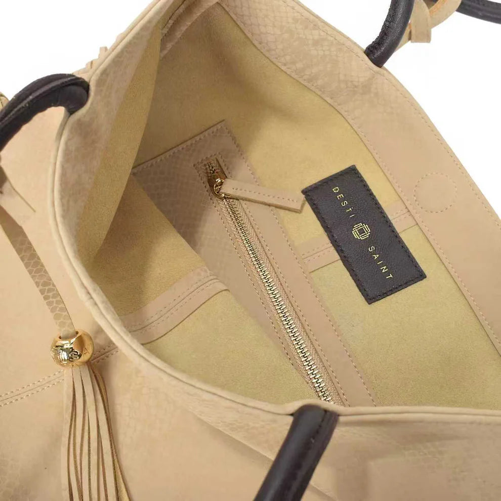 Tassel Shopper | Sand
