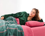 Kip & Co Baroque Rose Linen Flat Sheet | King