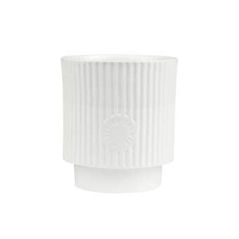 Radar Ribbed Porcelain Planter