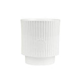 Radar Ribbed Porcelain Planter