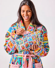 Kip & Co Zodiac Quilted Cotton Toiletry Bag | One Size