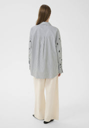 Karen By Simonsen Egoni Shirt | Ombre Blue Stripe