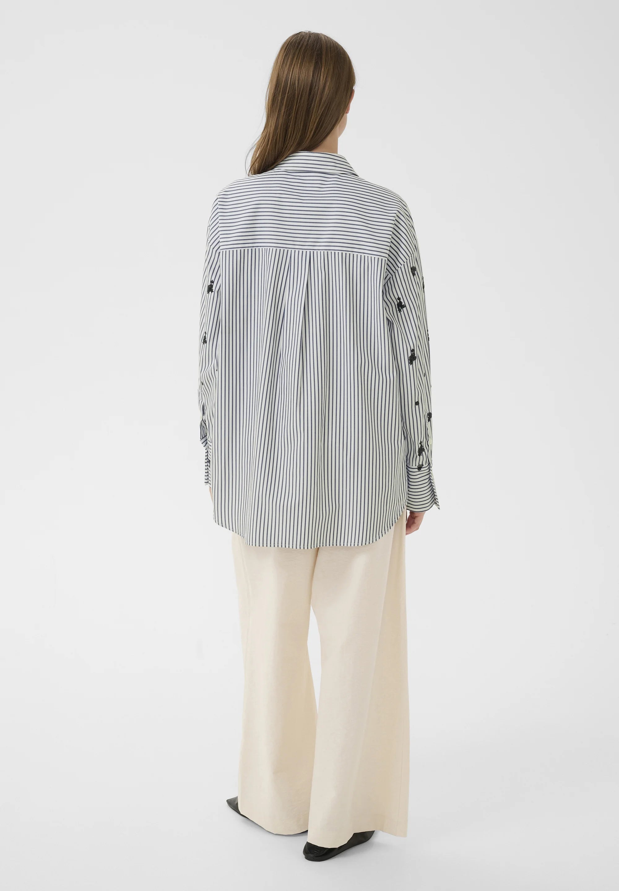 Karen By Simonsen Egoni Shirt | Ombre Blue Stripe