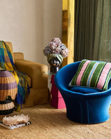 Kip & Co Cactus Boucle Cushion | Stripe