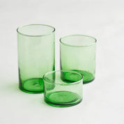 Beldi Green Wide Wine Water Glass | 350ml