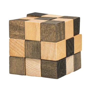 Fridolin IQ Test Magic Wooden Snake Cube