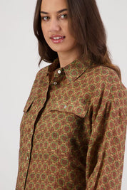 Briarwood Ripley Shirt | Camel Tile