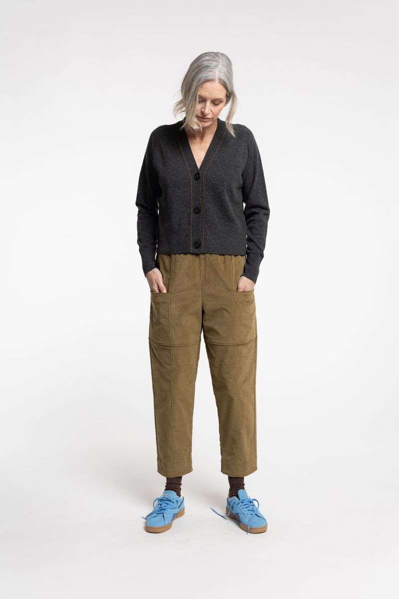 New Lands Twizel Cardigan | Coal