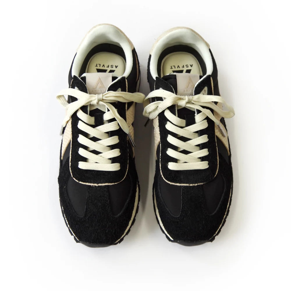 ASFVLT Gate Sneaker |  Black Snake Cream