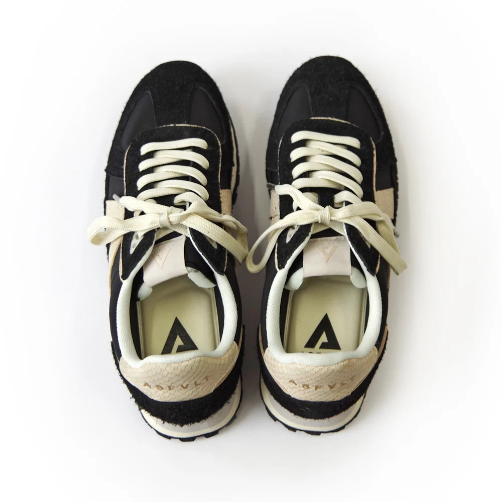 ASFVLT Gate Sneaker |  Black Snake Cream