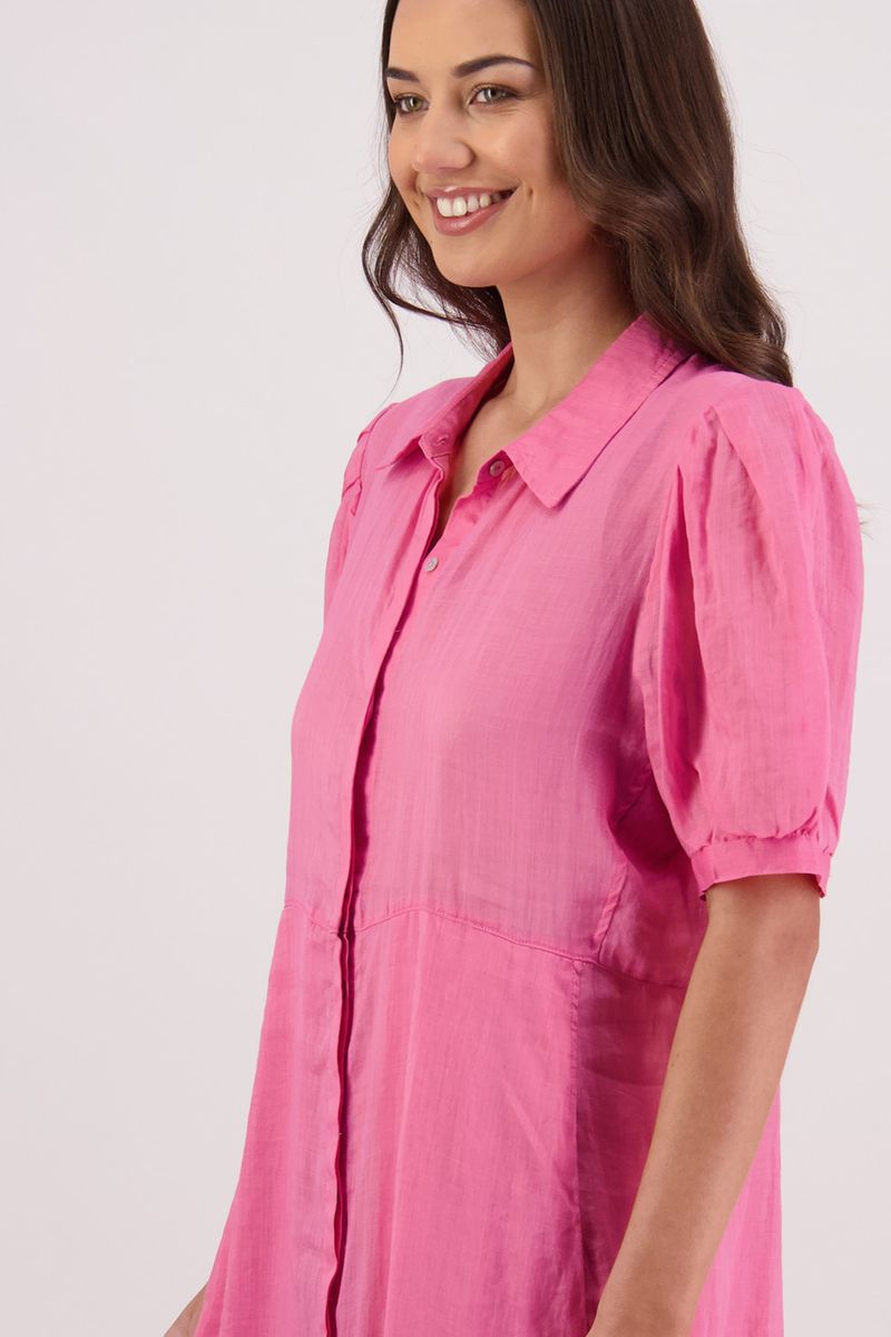 Briarwood Thelma Dress | Ramie Pink