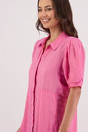 Briarwood Thelma Dress | Ramie Pink