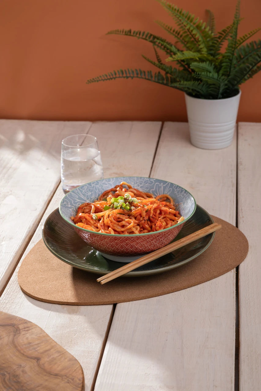 Mikasa Ramen Bowl 21cm | Grey Floral