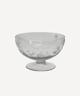 French Country Vintage Cut Glass Bowl Small