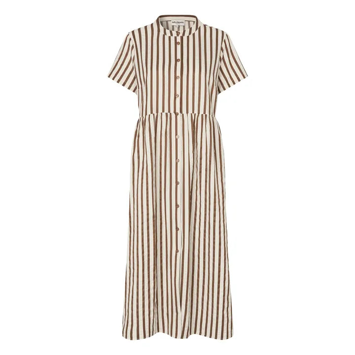 Lollys Laundry Aliya Maxi Dress | Dark Mocha