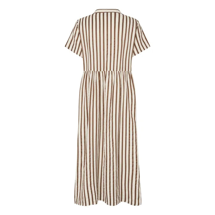 Lollys Laundry Aliya Maxi Dress | Dark Mocha