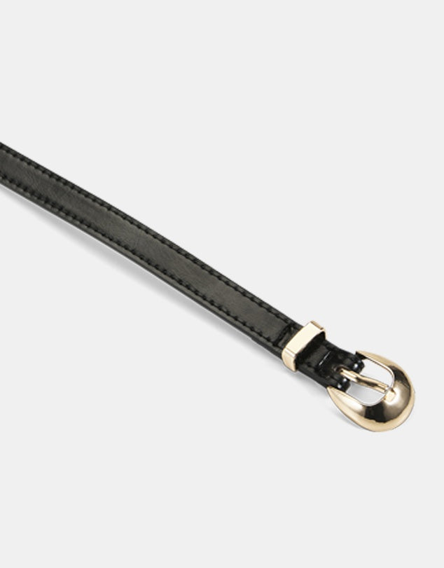 Billini Paris Belt | Black Shine Gold