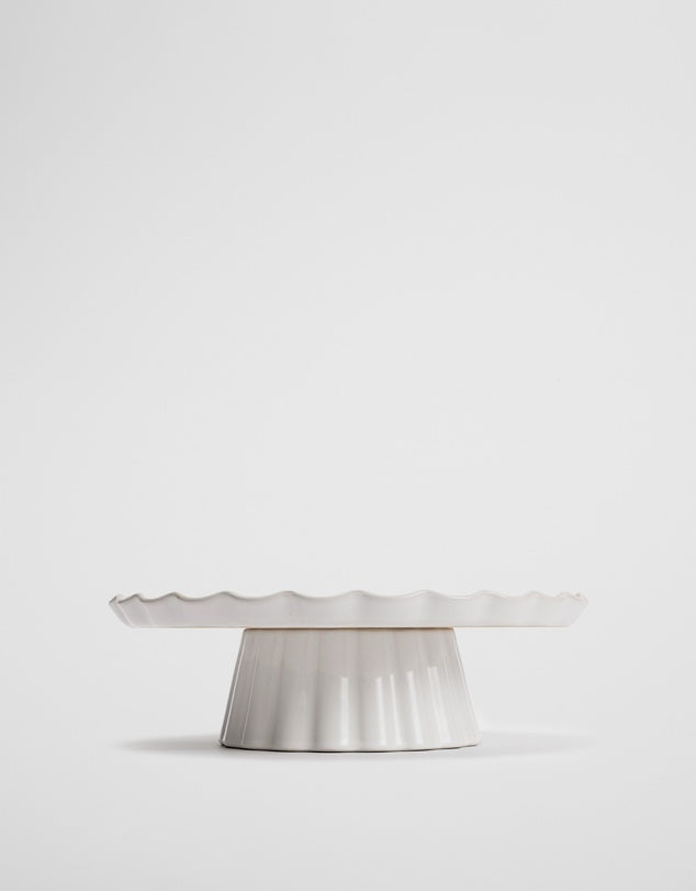 Country Road Gracie Cake Stand | Snow