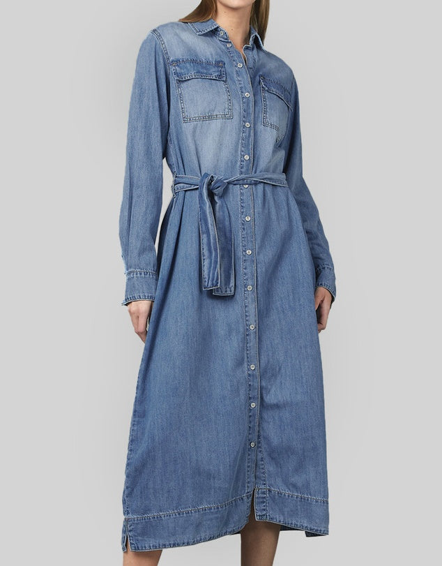 Dricoper Naia Dress | Sunbleach Denim