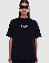 Ena Pelly Ivy Relaxed Tee | Centre Logo Black