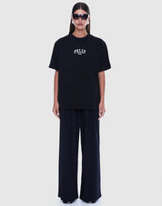 Ena Pelly Ivy Relaxed Tee | Centre Logo Black