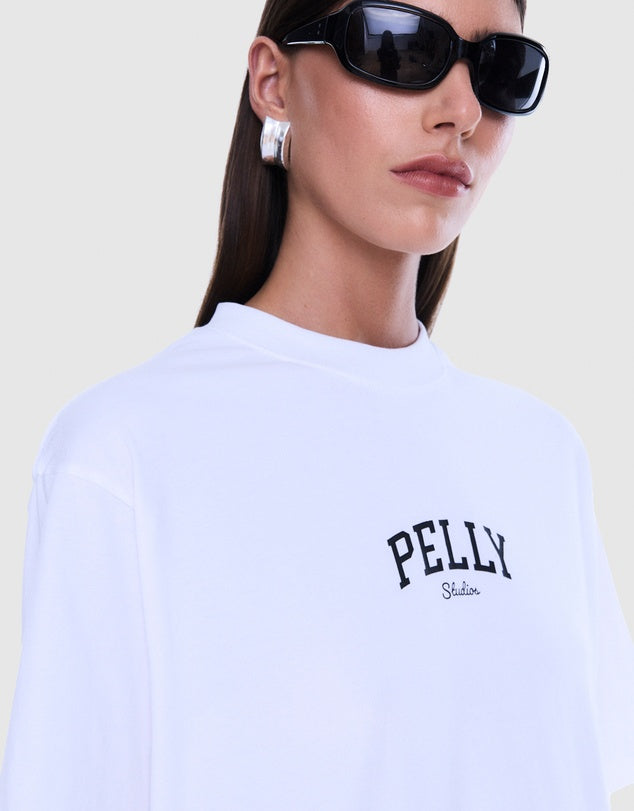 Ena Pelly Ivy Relaxed Tee | Pelly Studios White