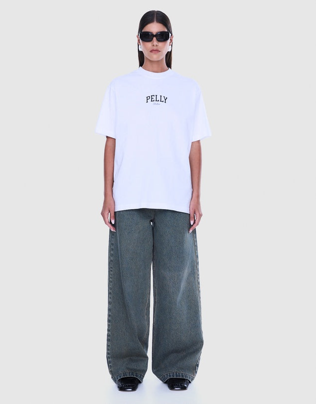Ena Pelly Ivy Relaxed Tee | Pelly Studios White
