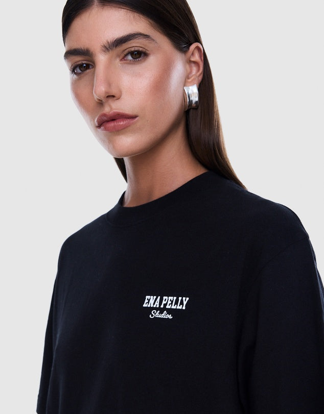 Ena Pelly Ivy Relaxed Tee | Black