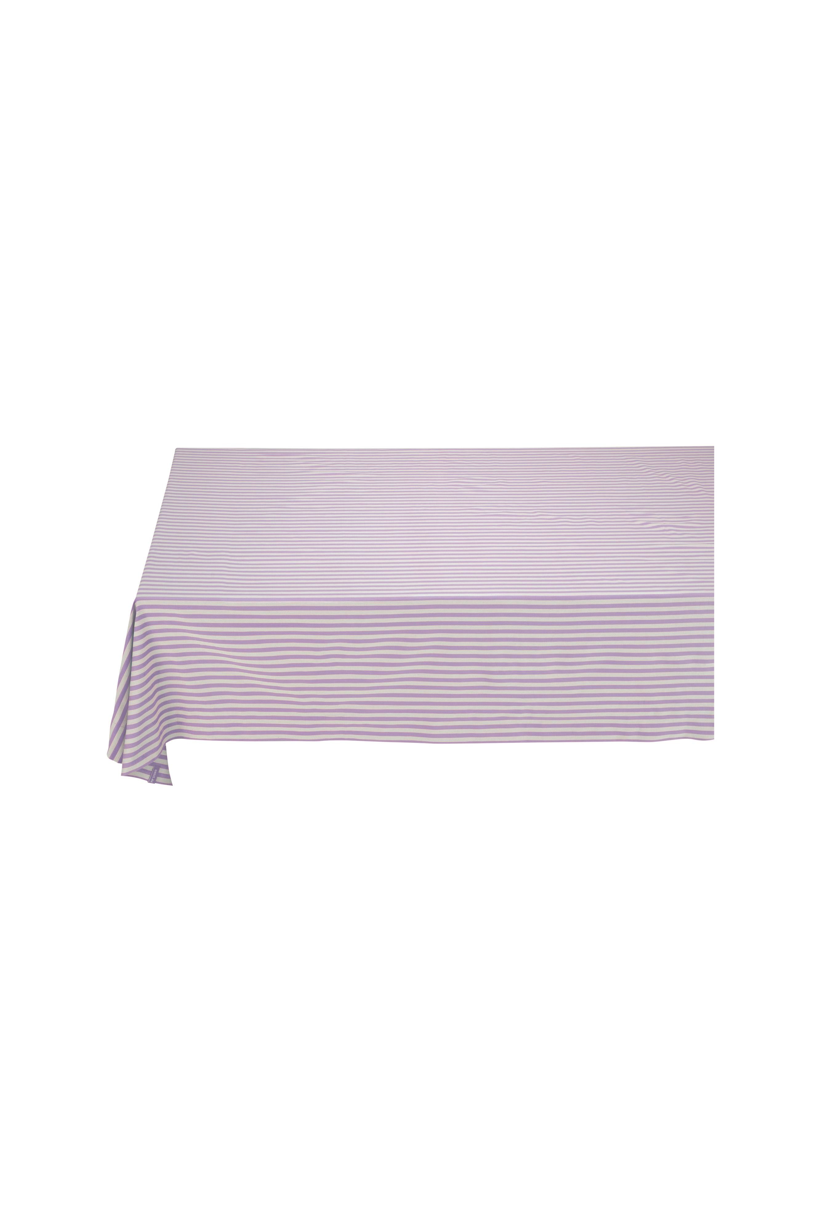 Crave Table Cloth Stripes | Lilac