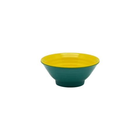 Mini Ripple Dip Dish 9cm | Yellow & Green