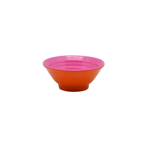 Mini Ripple Dip Dish 9cm | Hot Pink & Orange