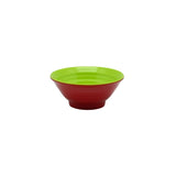 Mini Ripple Dip Dish 9cm | Lime Green & Red