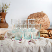 Beldi Clear Blue Tea Glass | Small