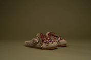 ASFVLT Flair Slide Mule | Sand Fringe