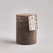St Eval Folk 3"x4" Scented Pillar | Oak