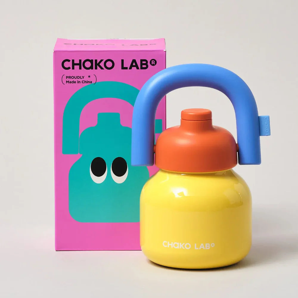 Chako Lab Linlin Kettle Stainless Drink Bottle | Yellow