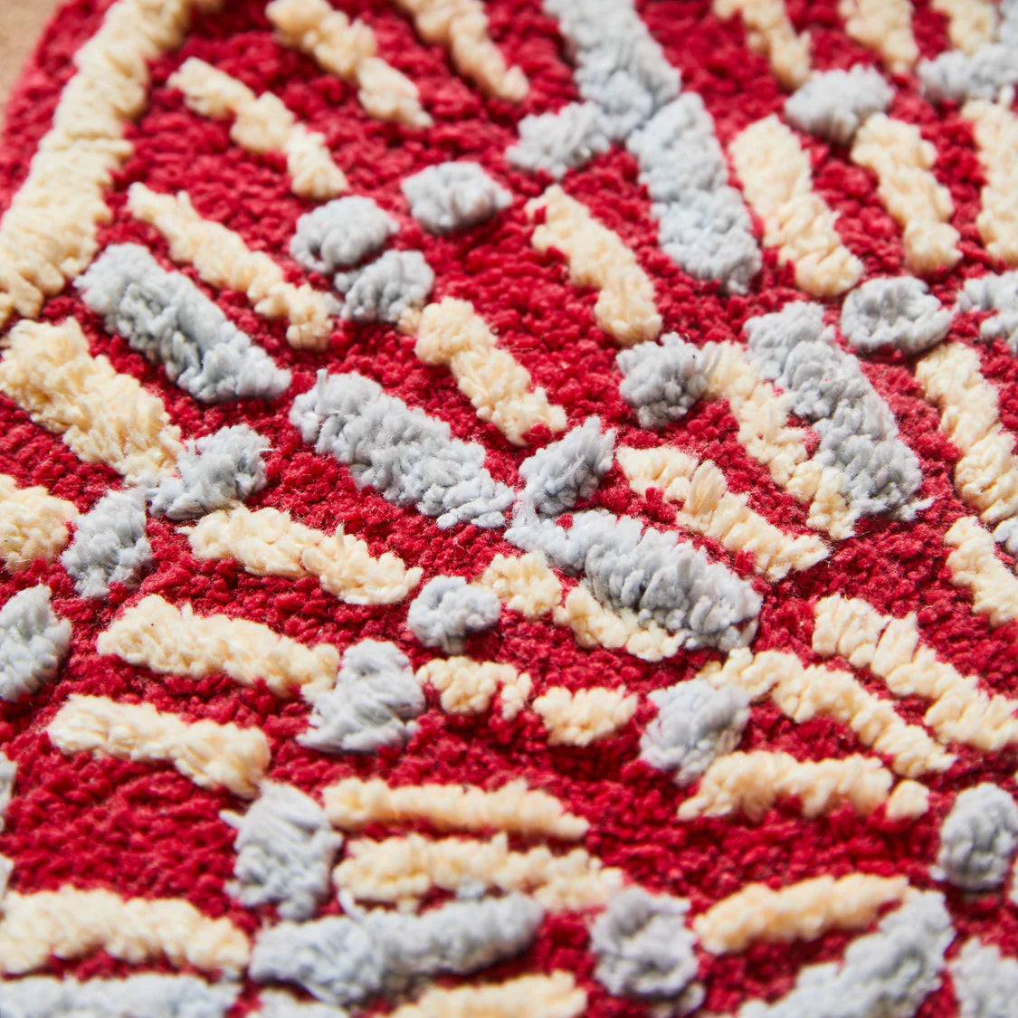 Sage X Clare Claudelle Bath Mat | Crimson