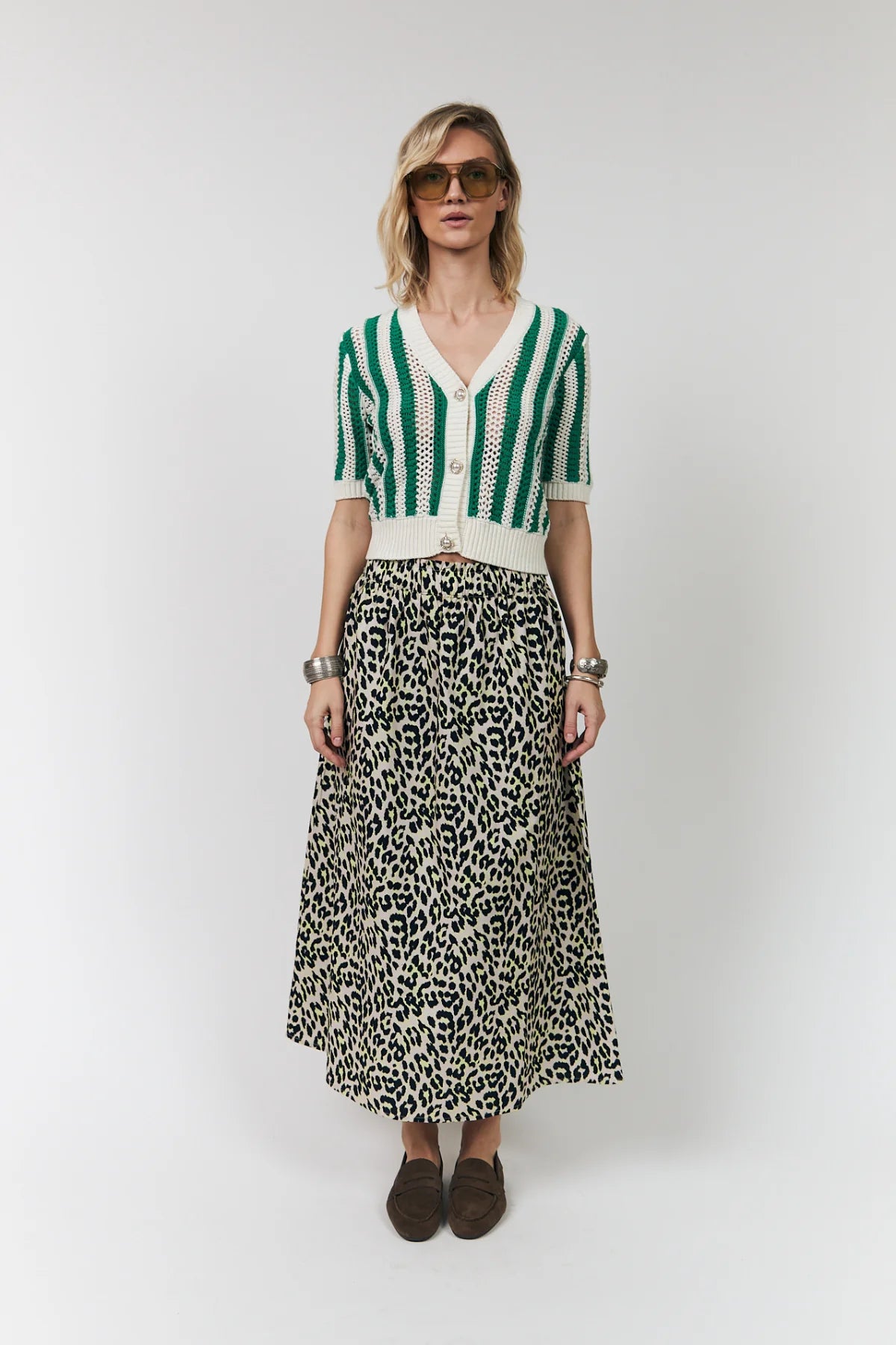 Lollys Laundry Isla Maxi Skirt | Yellow