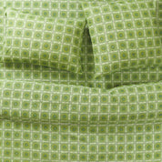 Sage X Clare Gabriella Cotton Quilt Cover | Key Lime