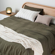 Citta Linen Duvet Cover Queen | Ivy