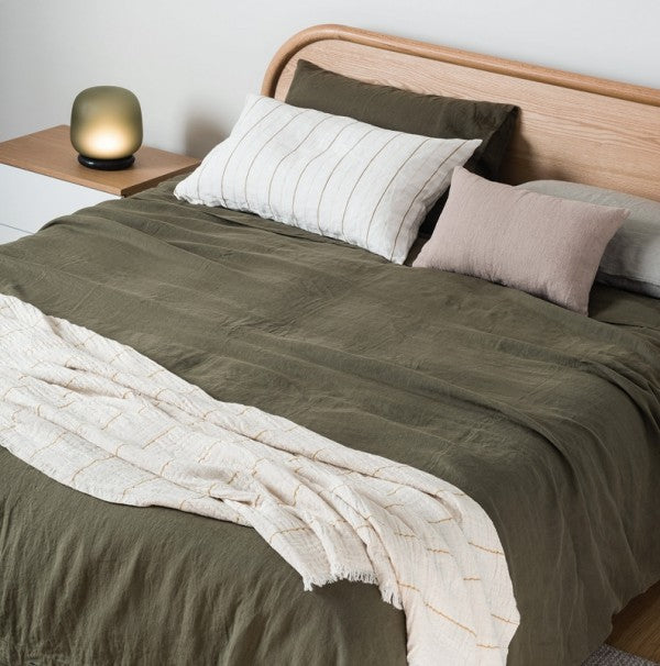 Citta Linen Duvet Cover Queen | Ivy
