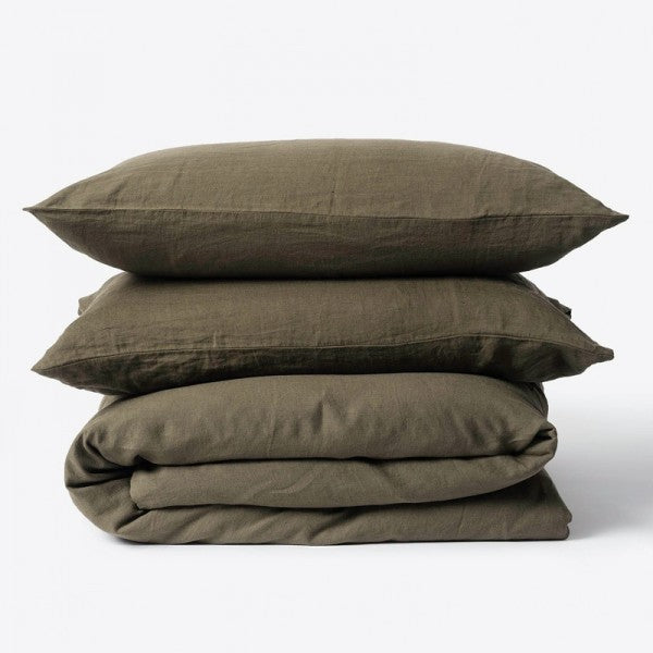 Citta Linen Duvet Cover Queen | Ivy